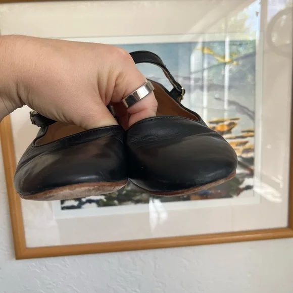 Caron Callahan Ellie Mary Jane Flats in black / leather size 40 - Picture 6 of 10